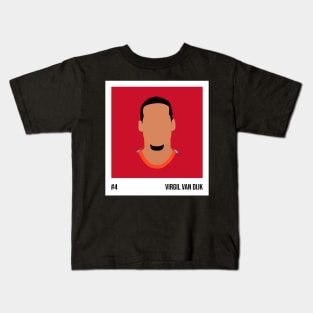 Virgil van Dijk Minimalistic Camera Film Kids T-Shirt